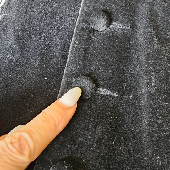 Vintage Velveteen Men's Black Warner Brothers Bugs Bunny Vest adjustable size L - Picture 14 of 15